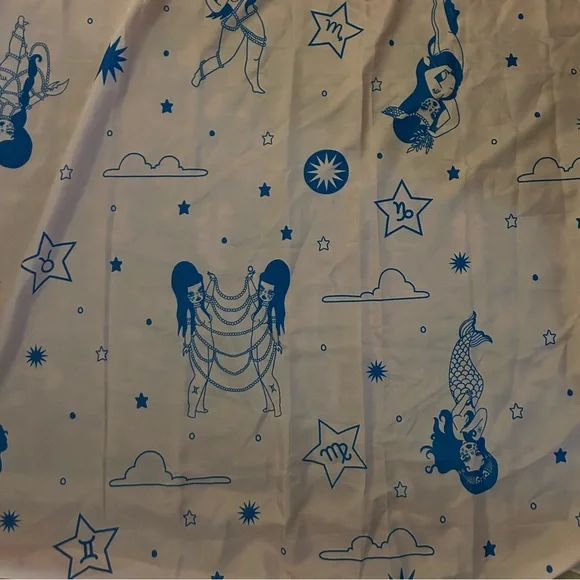 Valfre Celestial Zodiac Shower Curtain - Picture 4 of 4